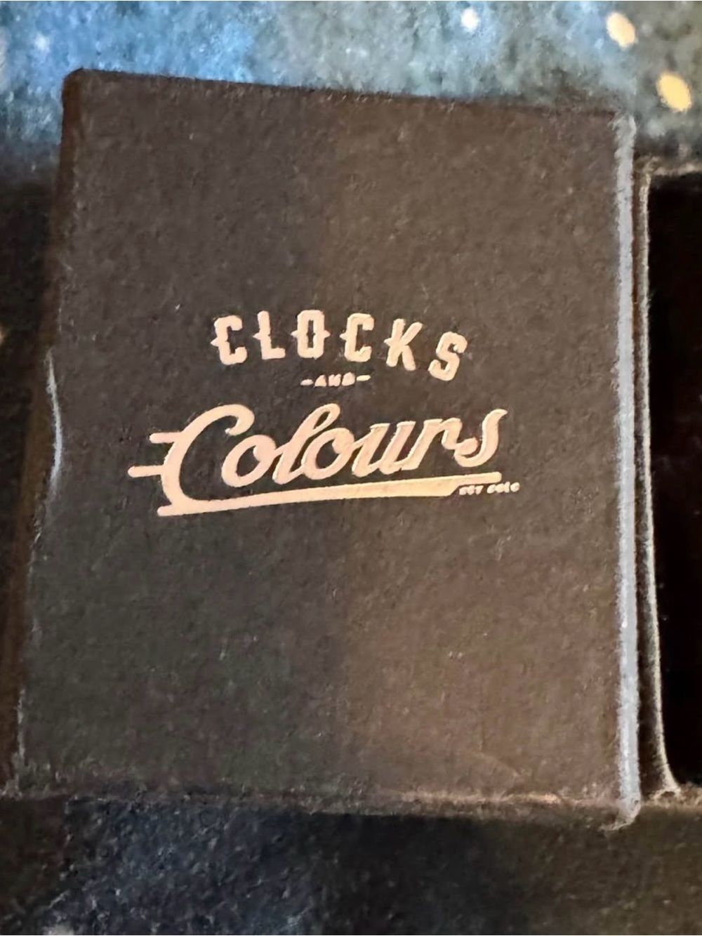 Clocks and Colours ring